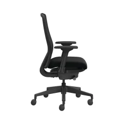 HON Nucleus Ergonomic Fabric/Mesh Swivel Task Chair, Black (HNR1KD.Y2.STC.A.H.IM.CU10.BL.SB.T)