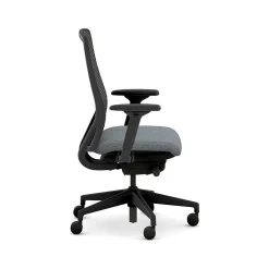 HON Nucleus Fabric/Mesh Swivel Task Chair, Basalt/Black (HNR1KD.Y2.STC.A.H.IM.APX25.BL.SB.T)