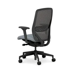 HON Nucleus Fabric/Mesh Swivel Task Chair, Basalt/Black (HNR1KD.Y2.STC.A.H.IM.APX25.BL.SB.T)