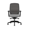 HON Nucleus Fabric/Mesh Swivel Task Chair, Frost/Black (HNR1KD.Y2.STC.A.H.IM.CU22.BL.SB.T)