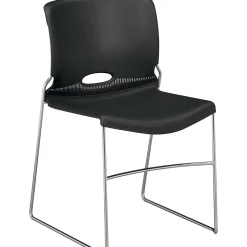 HON Olson High-Density Stacking Chair, Onyx Shell (HON4041ON)