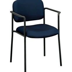 HON Scatter Fabric Stacking Guest Chair, Fixed Arms, Navy (BSXVL616VA90)
