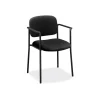 HON Scatter Fabric Stacking Guest Chair, Fixed Arms, Black (BSXVL616VA10)