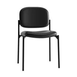 HON Scatter Stacking Guest Chair, Black SofThread Leather (BSXVL606SB11)