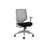 HON Solve Ergonomic Vinyl Swivel Task Chair, Black/Titanium (HSLVTMR.Y1.A.H.TI.UR10.NL.SB.TI)
