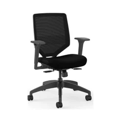 HON Solve Fabric/Mesh Task Chair, Black (HONSVM1ALCU10TK)