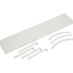 HON Verse Hanging Shelf, 14.5" x 60" x 14", Gray/Silver (BSXVSH60GYGY)