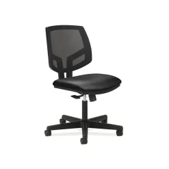 HON Volt Mesh Back Leather Computer and Desk Chair, Black (H5711.SB11.T)