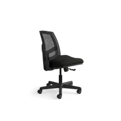 HON Volt Mesh Back Leather Computer and Desk Chair, Black (H5711.SB11.T)