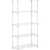 Honey Can Do 5-Shelf Metal Unit, 36"W, White (SHF-09623)