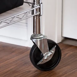 Honey-Can-Do 4-Pack Shelving Unit Casters, Black (SHF-01939)