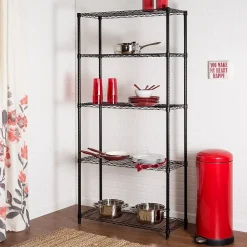 Honey-Can-Do 5-Shelf Metal Unit, 36