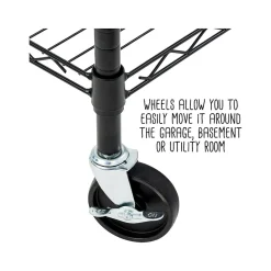 Honey-Can-Do 3-Shelf Steel Shelving Unit, 73.6