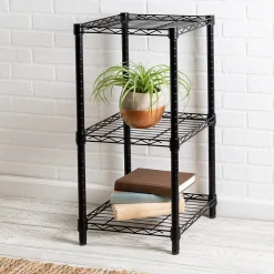 Honey-Can-Do Small 3-Tier Adjustable Storage Shelving Unit, 15