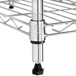 Honey-Can-Do 6-Tier Compact Triangle Corner Shelving Unit, Chrome (SHF-10025)