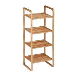 Honey-Can-Do 4-Tier Shelf, Natural Bamboo (SHF-09337)