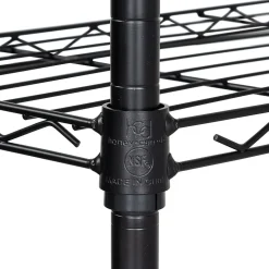 Honey-Can-Do 4-Tier Slim Profile Shelving Unit, 56