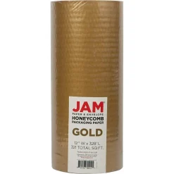 Honeycomb Packing Paper Roll, Gold, 12" x 328' (PP10001YE)