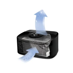 Honeywell True HEPA Tabletop Portable Air Purifier, Black (HPA020B)