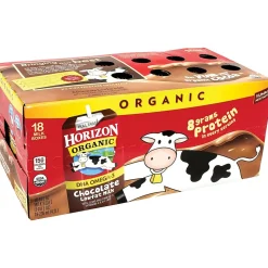 Horizon Organic Chocolate 1% Milk, 8 oz., 18/Pack (220-00536)