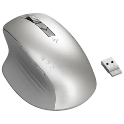 HP 930 Creator Wireless Ergonomic Bluetooth & USB Mouse, Silver (1D0K9AA)