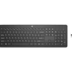 HP 230 Wireless Ergonomic Keyboard, Black (3L1E7AA#ABA)