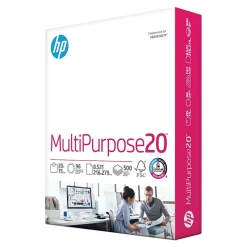 HP 8.5" x 11" Multipurpose Paper, 20 lbs., 96 Brightness, 500 Sheets/Ream (HPM1120)