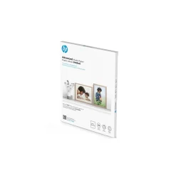 HP Advanced Photo Paper, Glossy, 8" x 10", 25 Sheets/Pack (6J777A)