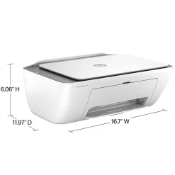 HP DeskJet 2855e Wireless All-in-One Color Inkjet Printer, Scanner, Copier, Best for Home, 3 Months of Ink Included (588S5A)