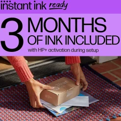 HP DeskJet 4255e Wireless All-in-One Color Inkjet Printer, Scanner, Copier, Best for Home, 3 Months of Ink Included (588S6A)