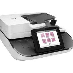 HP Digital Sender Flow 8500fn2 Flatbed Desktop Scanner, Black/White