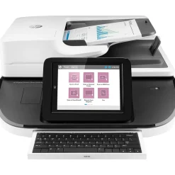 HP Digital Sender Flow 8500fn2 Flatbed Desktop Scanner, Black/White