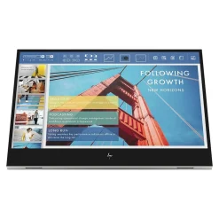 HP E14 G4 1B065AA#AC3 14" Portable LED Monitor, Silver