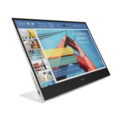 HP E14 G4 1B065AA#AC3 14" Portable LED Monitor, Silver
