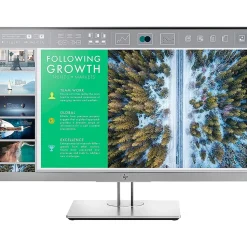 HP EliteDisplay Refurbished 23.8" LED Monitor, Black/Silver (HPR-E243)