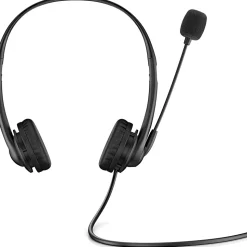 HP G2 Noise Canceling Stereo Over-the-head Headset, USB Type-A, UC Certified (428K6AA)