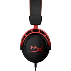 HP HyperX Cloud Alpha Noise Canceling Over-the-Ear Stereo Gaming Headset, 3.5mm, Black/Red (4P5L1AA)