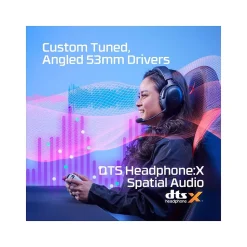 HP HyperX Cloud III Wireless Stereo Gaming Headset, USB Type-C, Black/Red (77Z46AA)