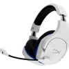 HP HyperX Cloud Stinger Core Wireless Noise Canceling Stereo Gaming Headset, White/Blue (4P5J1AA)
