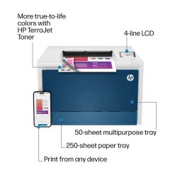 HP LaserJet Pro LJP 4201dn Color Laser Printer, Single-Function, Print (4RA85F)