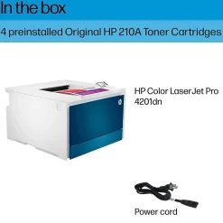 HP LaserJet Pro LJP 4201dn Color Laser Printer, Single-Function, Print (4RA85F)