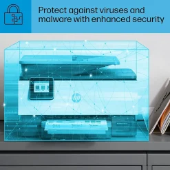 HP OfficeJet 9012e Wireless All-in-One Color Inkjet Printer, Duplex, Best for home office, 6 mo. Instant Ink with HP+ (1G5L4A)