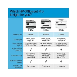 HP OfficeJet Pro 9730e Wide Format Wireless All-in-One Color Printer, Best for Office, 3 Months FREE INK with HP+ (537P6A)