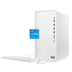 HP Pavilion Desktop Computer, Intel Core i5-12400, 12GB RAM, 256GB SSD, Mouse & Keyboard Included, Windows 11 Home