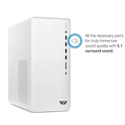 HP Pavilion Desktop Computer, Intel Core i5-12400, 12GB RAM, 256GB SSD, Mouse & Keyboard Included, Windows 11 Home
