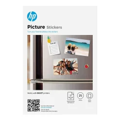 HP Picture Stickers, 4" x 6", 25 Sheets/Pack (8L1U8A)