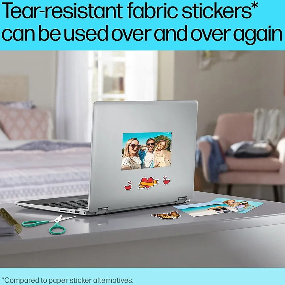 HP Picture Stickers, 4" x 6", 25 Sheets/Pack (8L1U8A)