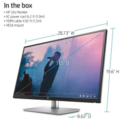 HP 32s Monitor, 31.5