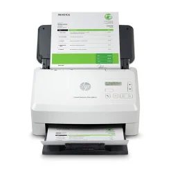 HP ScanJet Enterprise Flow 5000 s5 Duplex Desktop Document Scanner, White (6FW09A#BGJ)