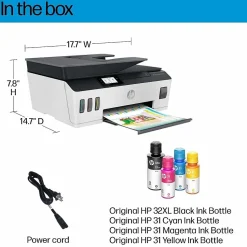 HP Smart Tank Plus 651 Wireless All-in-One Ink Tank Printer with up to 2 Years of Ink Included (7XV38A)